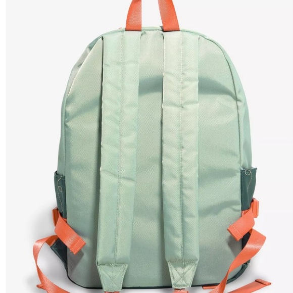 Disney Winnie the Pooh Multi-Pocket Backpack with Plush Pooh Bear Keychain NWT - Picture 3 of 4